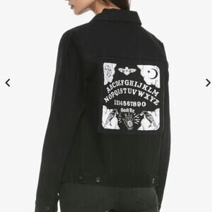 Hot Topic Ouija Board Bad Vibes Denim Jacket